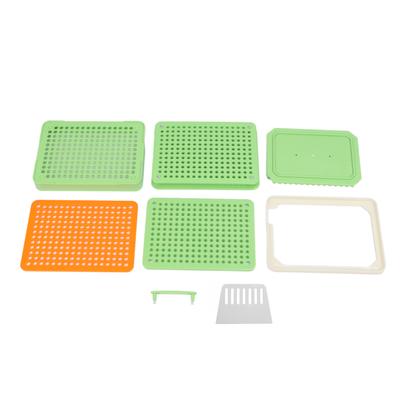 Пластина для заполнения капсул № 0 с 200 отверстиями, полуавтоматический наполнитель пустых капсул, зеленый