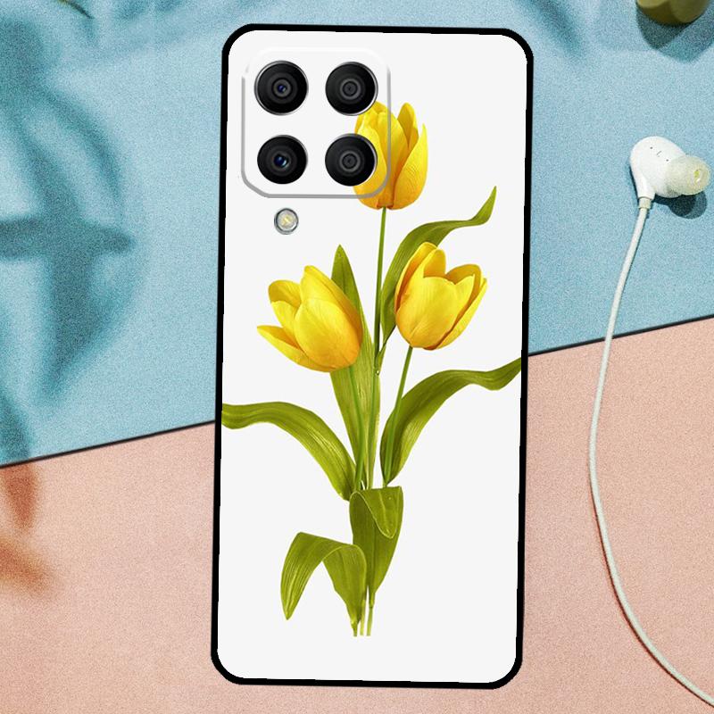 Цветок тюльпана для Samsung Galaxy M14 M34 M54 M20 M06 M16 M12 M13 M15 M35 M55 M33 M53 M21 M31 M32 M52 Чехол