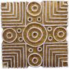 Hand Carved Wooden Geometric Pattern Textile Block Wood Stamp Printing