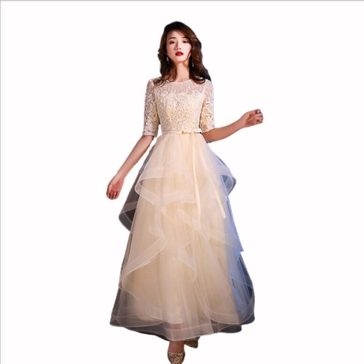 Атласное основное свадебное платье, новое простое французское платье с высокой текстурой Qidi Hepburn, тонкое зимнее платье с рукавами-рукавами