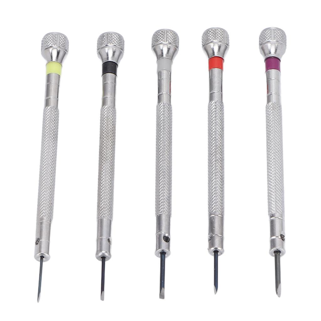 Набор отверток для часов, 5 шт., стальные, разные размеры, профессиональный набор инструментов для ремонта часов Manul