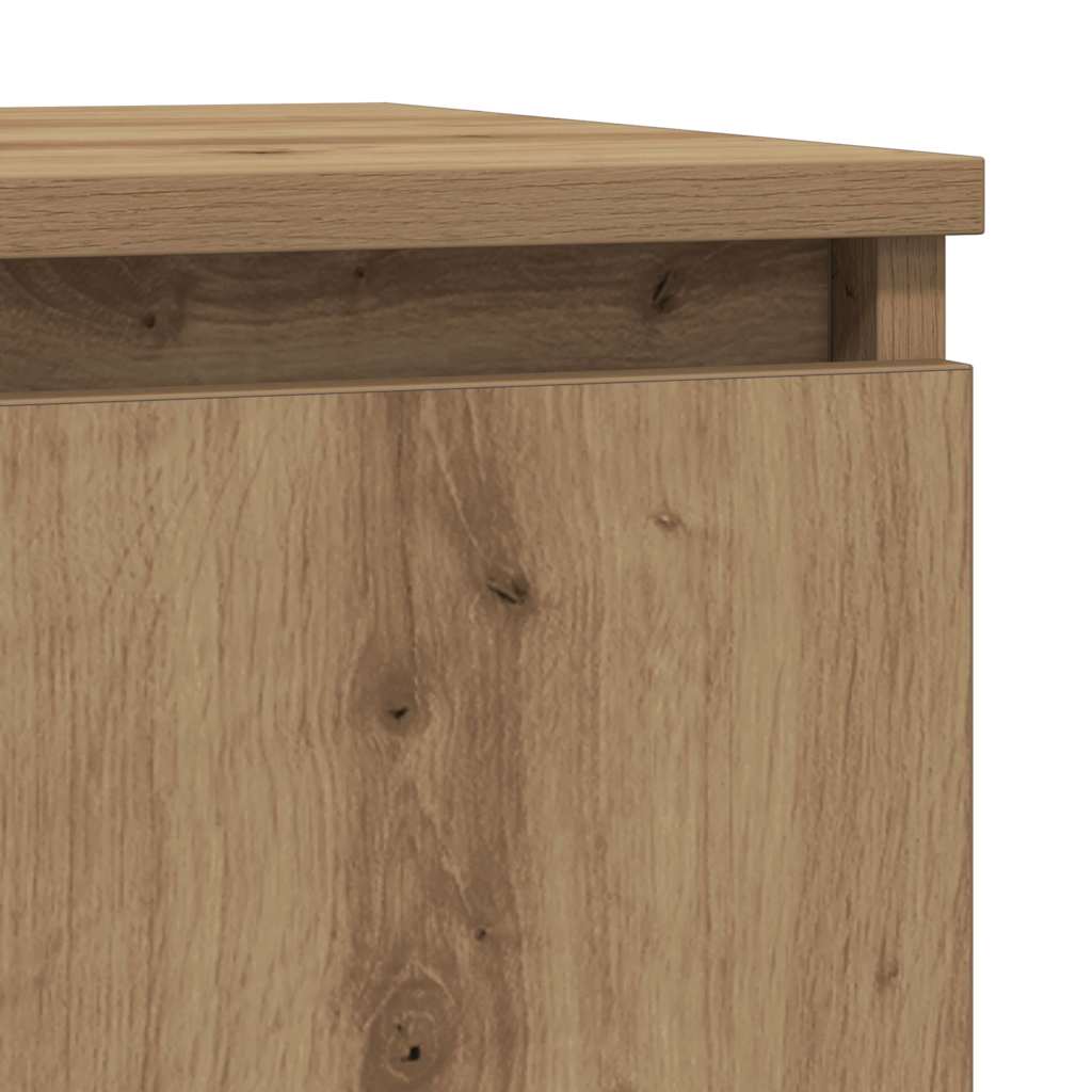 Sideboard with Drawer Artisan Oak Finish 71 x 35 x 84 cm Particleboard