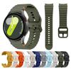 Силиконовый спортивный ремешок без зазоров Для Samsung Galaxy Watch 7 ремешок Для Watch 6 5Pro 4 FE Classic 47 43/45 44мм 40мм Браслет Ремешок для часов