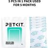 PETKIT Сменные влагопоглощающие пакеты для всех автоматических кормушек для кошек и собак - 5 упаковок, Сменные влагопоглотители для кормушек для домашних животных, Сохранение свежести