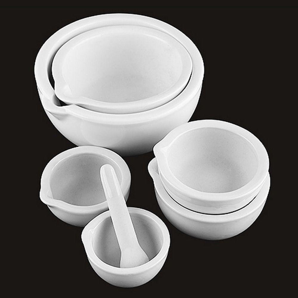 Non-Slip Base Ceramic Grinder White Ceramic Stoneware Durable Spice Grinder  Kitchen Tool