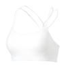 Fitness Series Solid Color Low Support Sports Bra Women Underwear White AUBU018-5