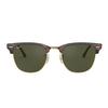 Ray-Ban Olive Green Lenses Round Frame Acetate Round Sunglasses Unisex Couples