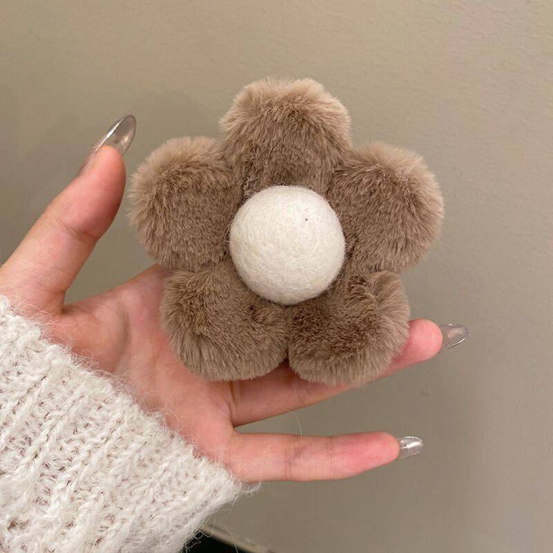 2024 Новый винтажный цветок плюшевый коготь для волос для женщин милые корейские большие заколки для волос в виде акулы заколки-крабы шпильки модные аксессуары для волос