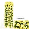  Artificial Fake Flowers Ivy Vine Hanging Garland Plant Wedding Home Decoration