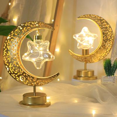 Новый фестивальный шар Gulbang, декоративная лампа Star Festival LED, настольная лампа в форме полой железной луны