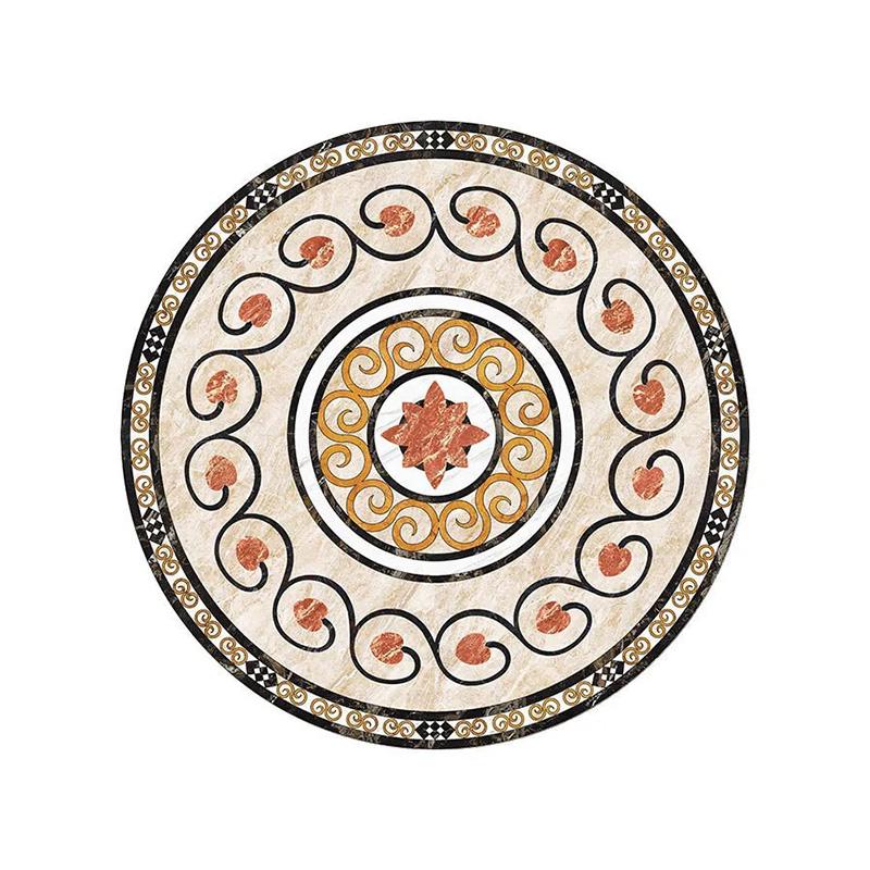 1 шт. паркетные обои из ПВХ, круглые настенные наклейки, водонепроницаемые настенные наклейки, самоклеящиеся, для гостиной, потолочные светильники, декоративные