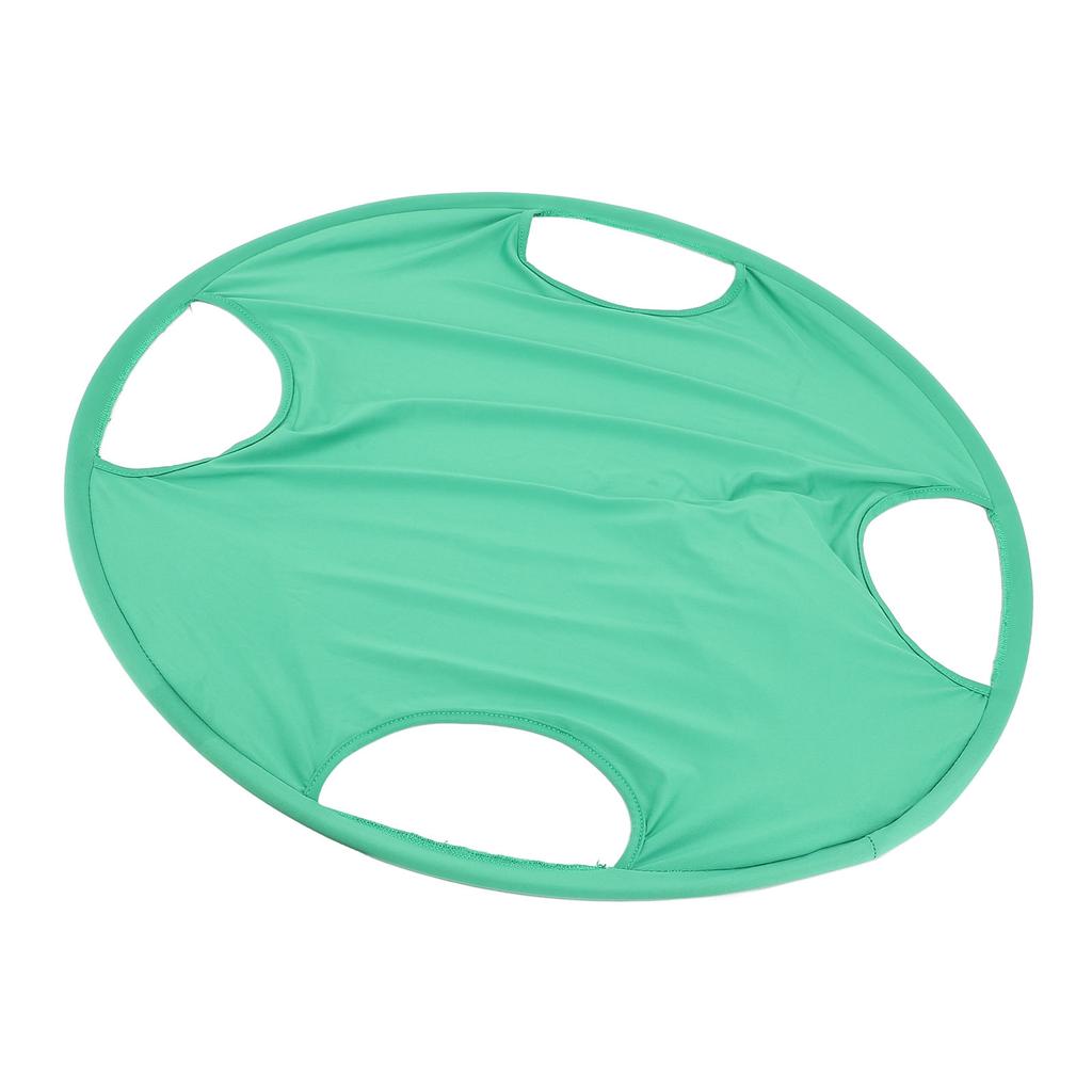 Pop Up Laundry Storage Basket Fine Wrapped Edges Foldable Round Clothes Container for Removing Cloth