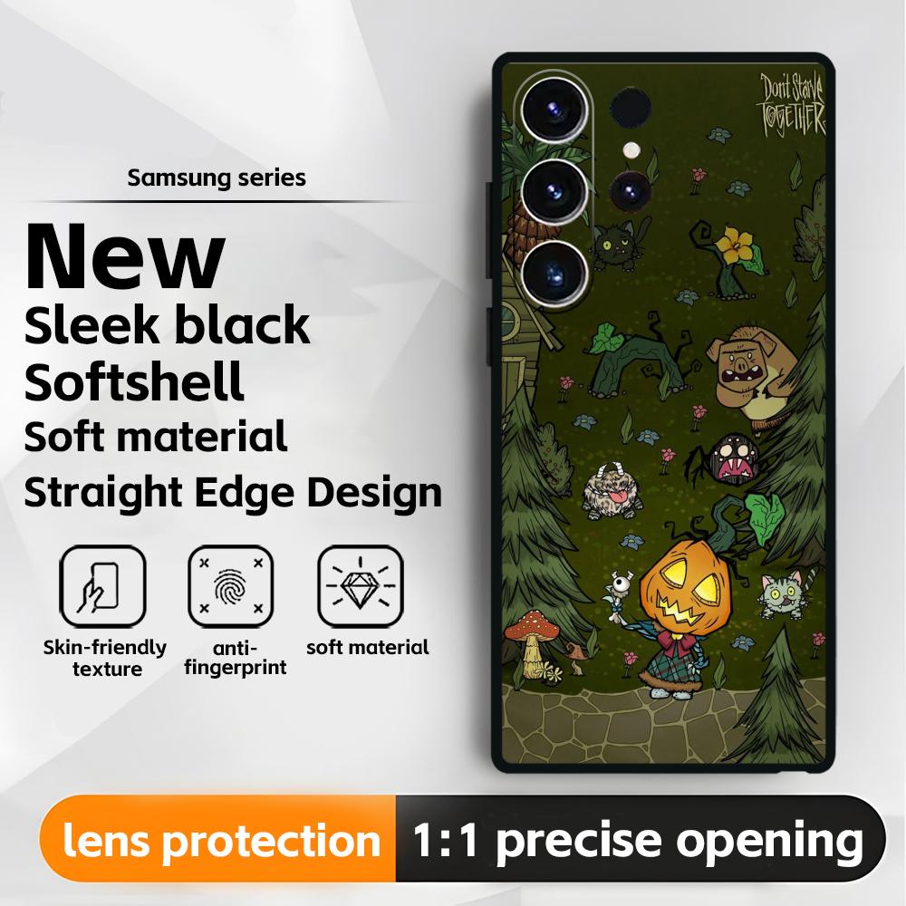 ГОРЯЧАЯ Игра Don't Starve Чехол для телефона Для Samsung Galaxy S26 S25 S24 S23 S22 S21 Plus Ultra Note20 Мягкий Черный