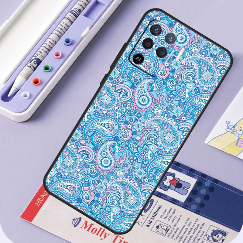 Чехол с узором пейсли для Oppo A96 A76 A16 A94 A74 A54 A15 A18 A38 A58 A78 A98 A40 A60 A80 A57 A17 A77 A5 Pro