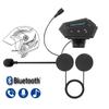 BT-12 Гарнитура для мотоциклетного шлема Беспроводные Bluetooth-наушники Громкая связь Вызов Стерео Музыкальный динамик Поддержка автоматического ответа для гонщика мотокросса