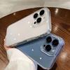Ультратонкий прозрачный акриловый чехол для телефона для iPhone 16 15 14 Plus 13 12 11 Pro Max Задняя крышка телефона Прозрачный противоударный чехол