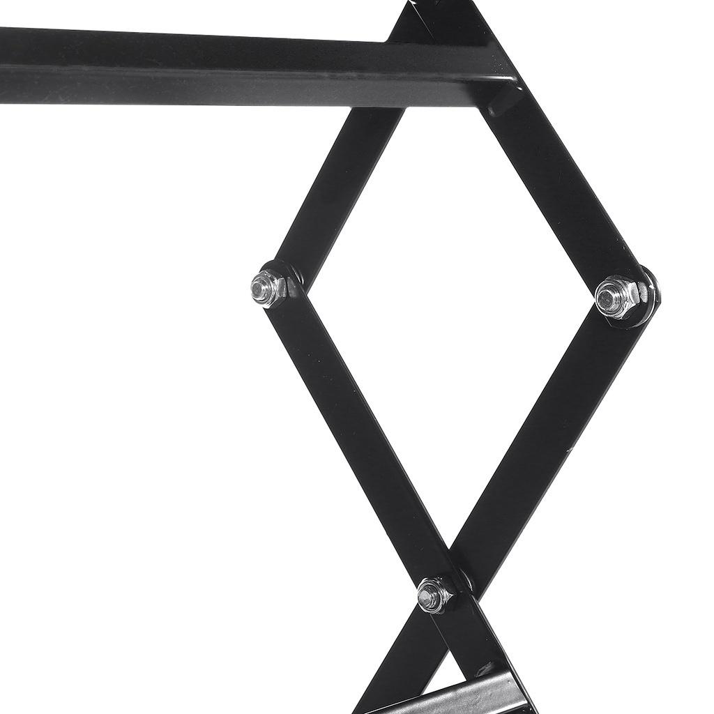 Черный/Белый Регулируемый по высоте стоячий стол Подставка для ноутбука Рабочая станция Стол для работы стоя