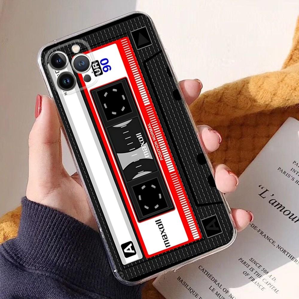 Ретро Арт Радио Кассетный Плеер Чехол для Телефона Для IPhone 16 15 14 11 12 13 Mini Pro XS Max Чехол 6 7 8 Plus X