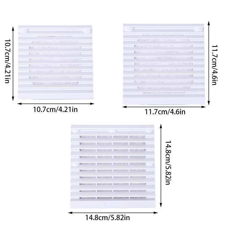 801/802/803 Ventilation Filter Kit Ec 115V/230V Or Dc 12V/24V Cooling Fan Waterproof Dustproof For Enclosures Cabinets