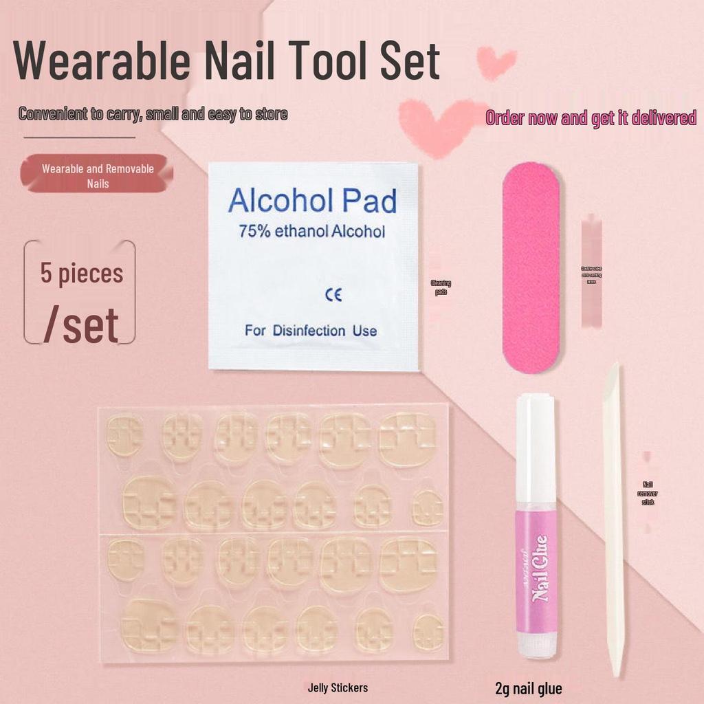 Goddess Crown Exquisite Bling Fingertip Nails with Small Diamonds