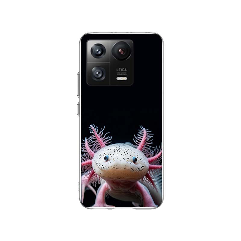 Smiling Salamander Phone Case For Xiaomi Poco F7 Ultra X7 X6 M8 M7 M6 M4 M3 Pro X4 Mi 15 15T 14 14T 12T 12S 10T Pro 12 11 Lite C