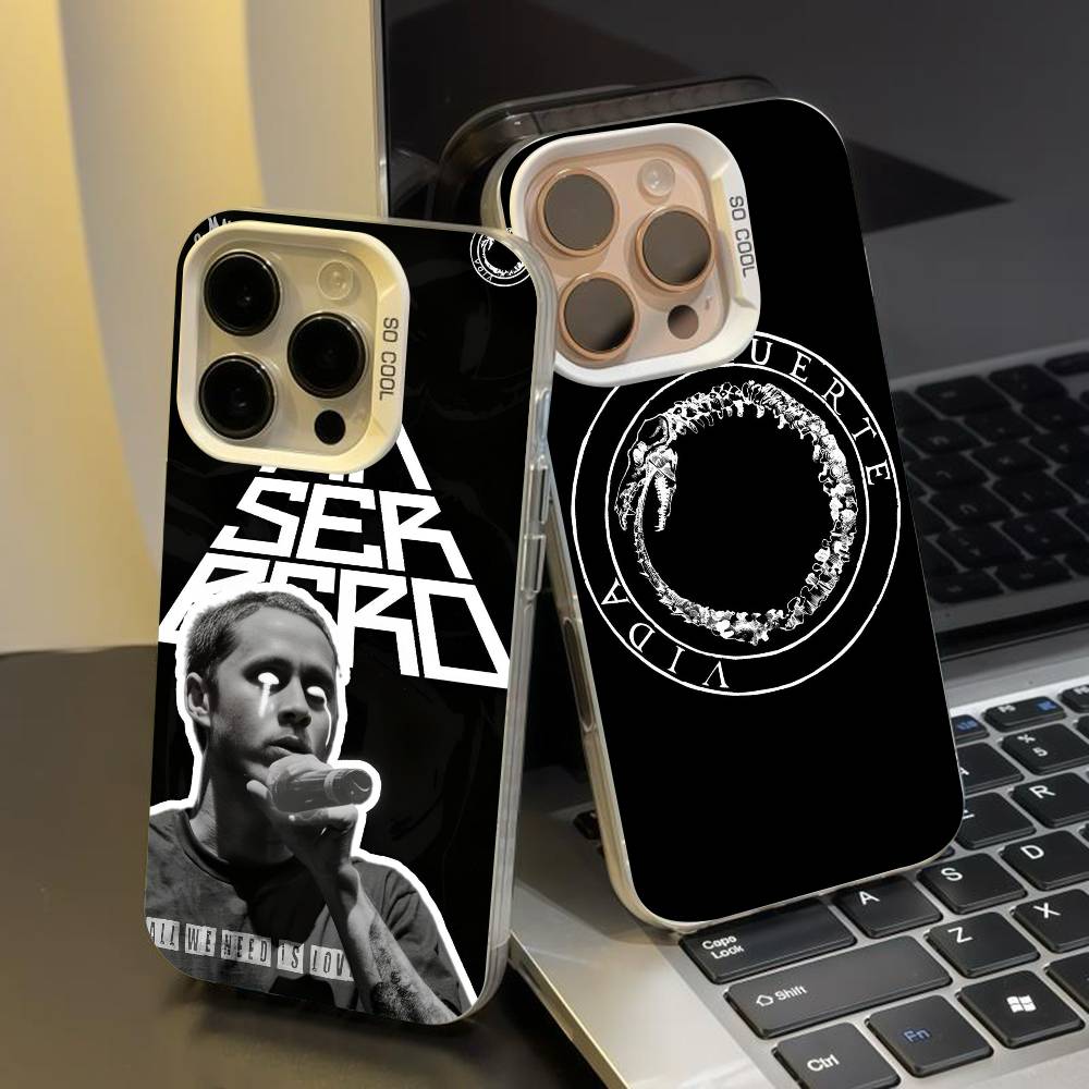 Чехол для телефона Singer c-Canserbero для iPhone 17 17Air 16 15 14 13 12 11 Pro Max Plus Цветной Серебряный