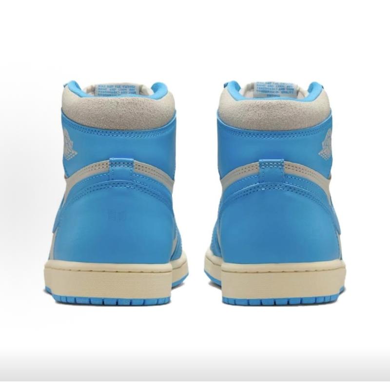 Мужские кроссовки Air Jordan 1 Retro High OG UNC Reimagined Синий Темно-пудрово-синий Парусный DZ5485-402
