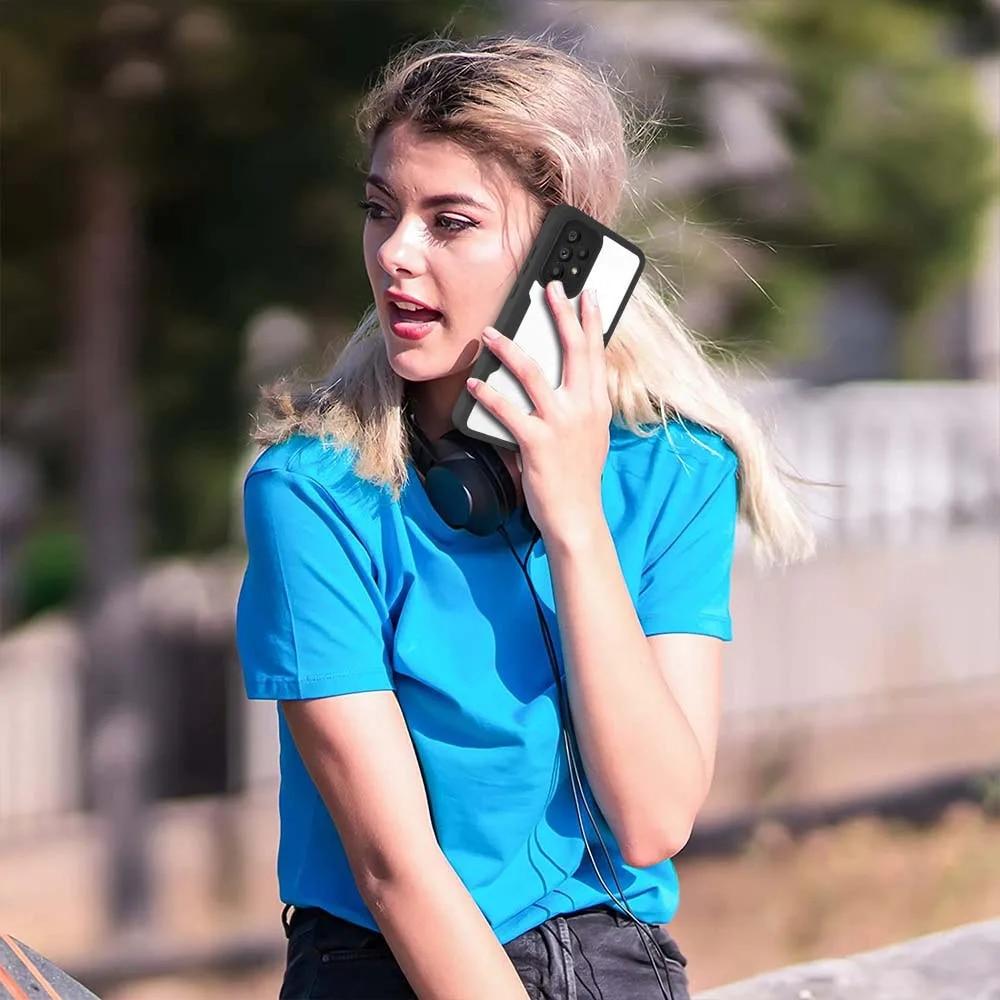 Двусторонний прозрачный чехол на 360 градусов для Samsung Galaxy iPhone Xiaomi Redmi Note POCO OPPO Pixel, объектив камеры, экран, полная защита, чехол для телефона
