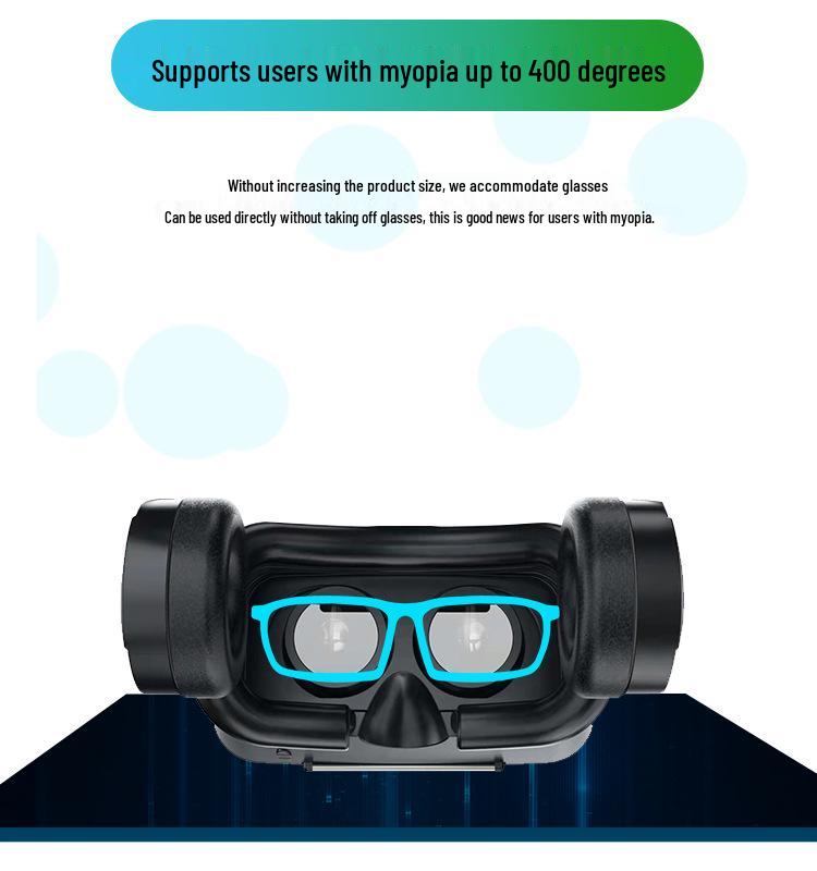 Умный VR-шлем: 3D очки виртуальной реальности с соматосенсорным управлением, для игр, кино, с системой отвода тепла и Bluetooth-наушниками