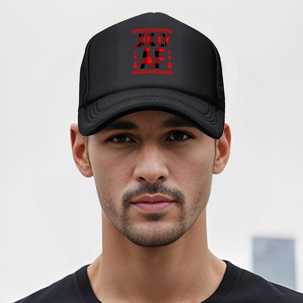 Jolly AF - Funny Christmas Baseball Cap Luxury man cap Luxury Man Hat Beach Outing tea Hat Women's Beach Visor Men's