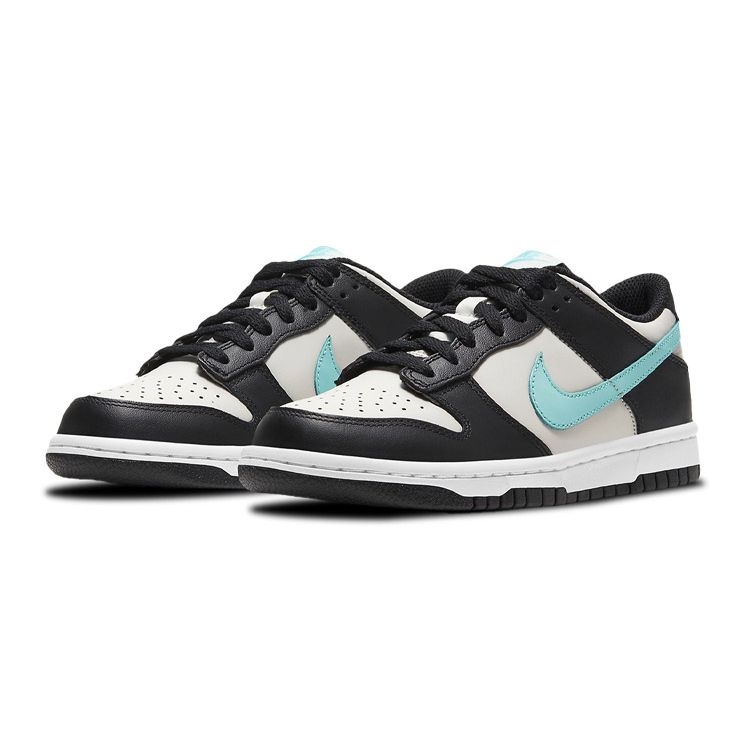 Nike Детские кроссовки Dunk Low GS Tiffany Серый Светло-Дымчато-Серый Черный CW1590-003