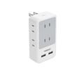 Разъем для розетки Разъем питания с USB 6 розеток переменного тока 2 порта TESSAN Octopus Foot Outlet Octopus Foot Wiring Multi Tap Зарядный кран Защита от молнии Маленький USB-A