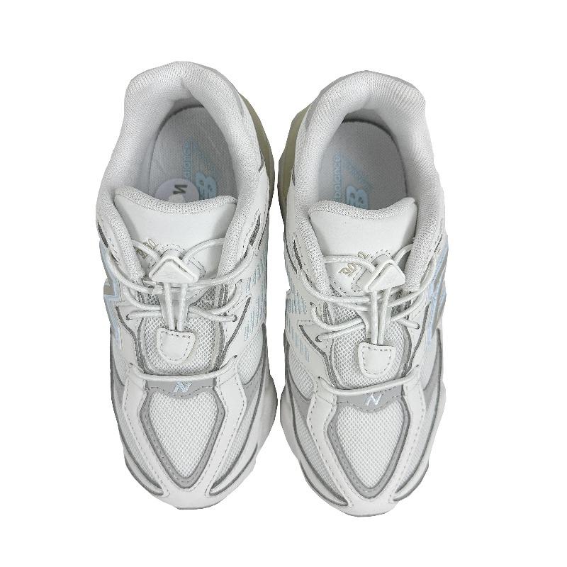 New Balance 9060 Детские Белые Круглый Носок Удобные Беговые Кроссовки PV9060GL
