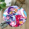 1pc KPop Demon Hunters5 Print Round Carpet Chair Round Carpet Suitable for Bedroom Living Room Home Decorative Carpet