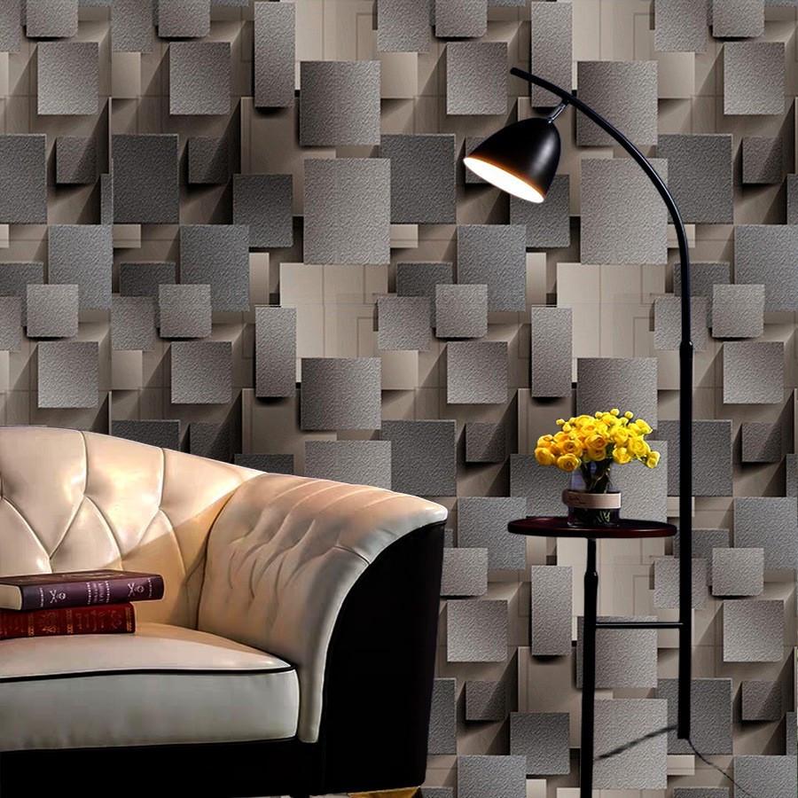1 шт. 3D трехмерная сетка простые ветряные ПВХ обои, строительные материалы для обустройства дома ТВ фон самоклеящиеся обои