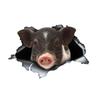 Миниатюрная свинья 3D наклейка, забавная водонепроницаемая наклейка для автомобилей, грузовиков, мотоциклов, стен, окон, материала ПВХ