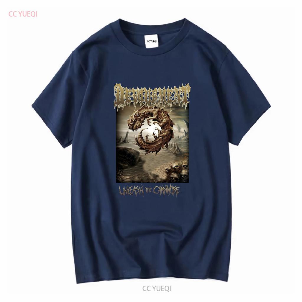 Devourment Unleash The Carnivore Футболка Черная Мужская S до 3XL PM904 винтажная Стиранная мужская Дышащая Универсальная Мягкая Унисекс Повседневная