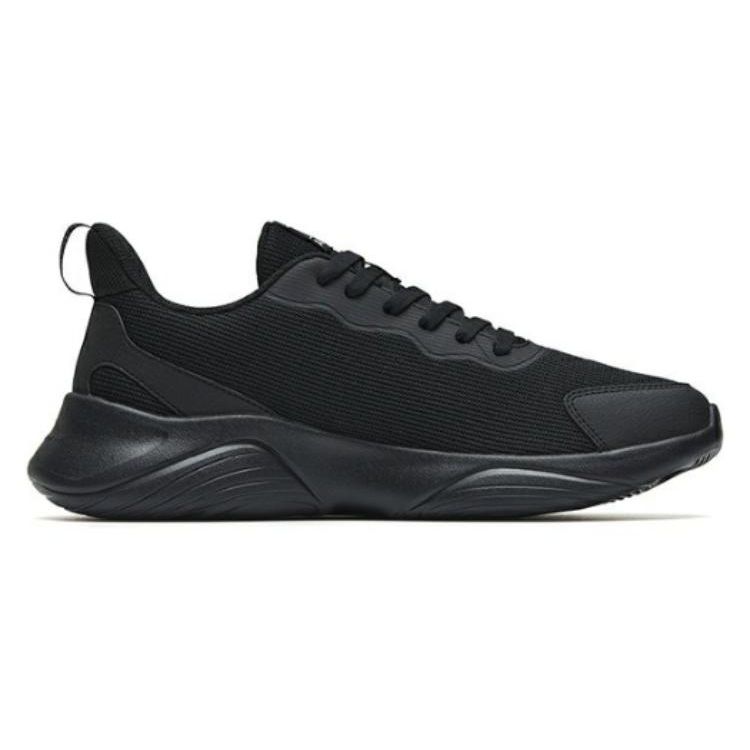 Anta Lingyun Non-Slip Wear-Resistant Low-Top Running Shoes Men Sneaker Black 912245526-4
