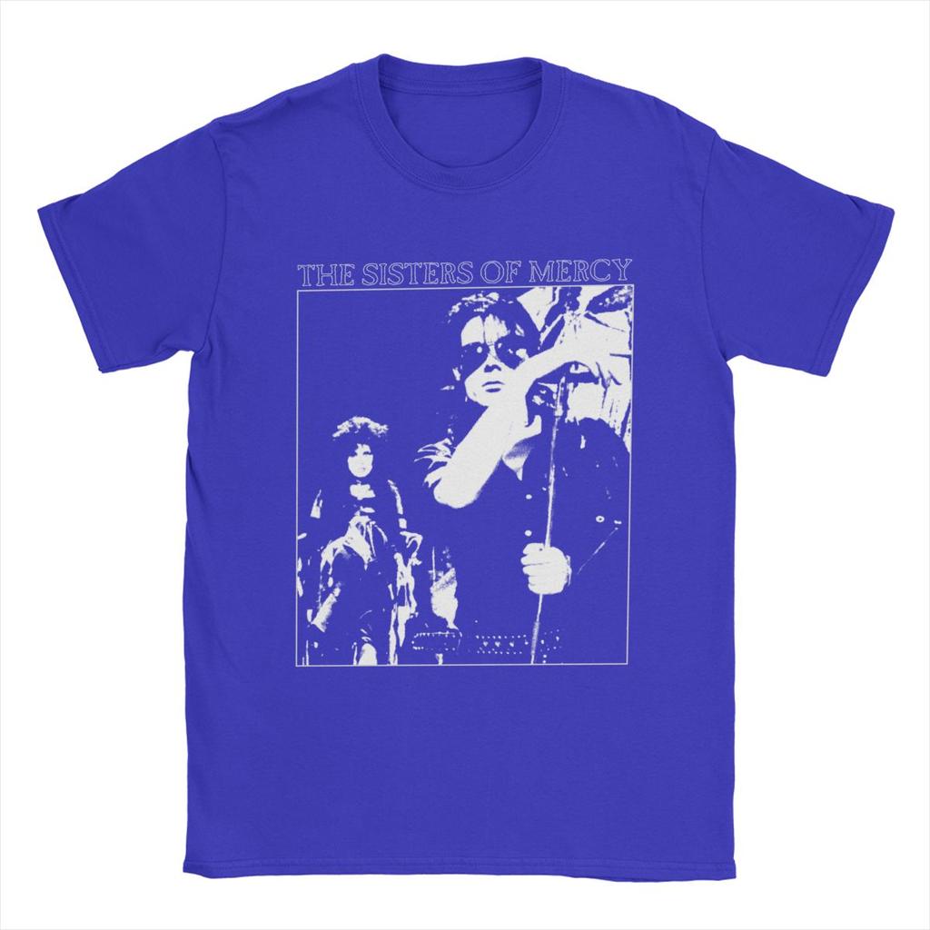 Мужские футболки The Sisters Of Mercy 100% хлопок одежда для отдыха с коротким рукавом и круглым вырезом оригинальная футболка