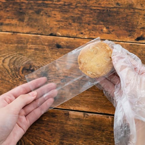 Heads OB-201 Food-Safe Gas Bags, Plain Sweets Packs, Transparent, W70 x H135mm, 100 Count, Made in Japan