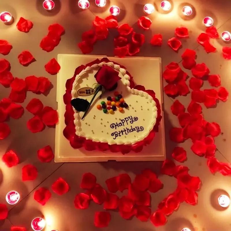 Шелковая ткань 1000 штук искусственных лепестков роз, разбросанных вручную, свадебная комната, искусственные лепестки, свадебные принадлежности