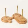 Rotatable Winding Wool Spool Wool Thread Winding Tools Wooden Stand Holder Yarn Ball Winder Spinning Knitting Organizer