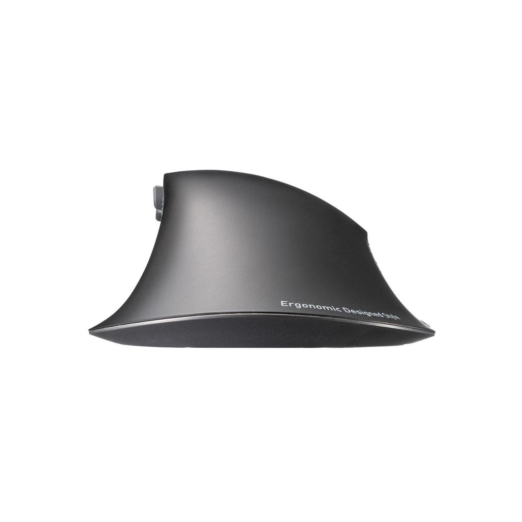 Sanwa Supply Silent Wireless Ergonomic Mouse 45mm (2.4GHz Wireless, Height) MA-EWBS528MBK
