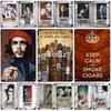 Cigar Vintage Metal Signs Tin Sign Retro Garage Decor Metal Plaque Wall Decorative Iron Plate Cigarette Poster