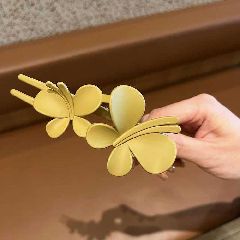 No Bend Butterfly Alligator Hair Clips Matte Flat Hair Clips Duck Billed Hair Clips  Women Girls