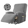 1/2 Seater Recliner Sofa Cover Elastic Velvet Relax Armchair Slipcover All-inclusive Lazy Boy Chair Covers Furniture Protector