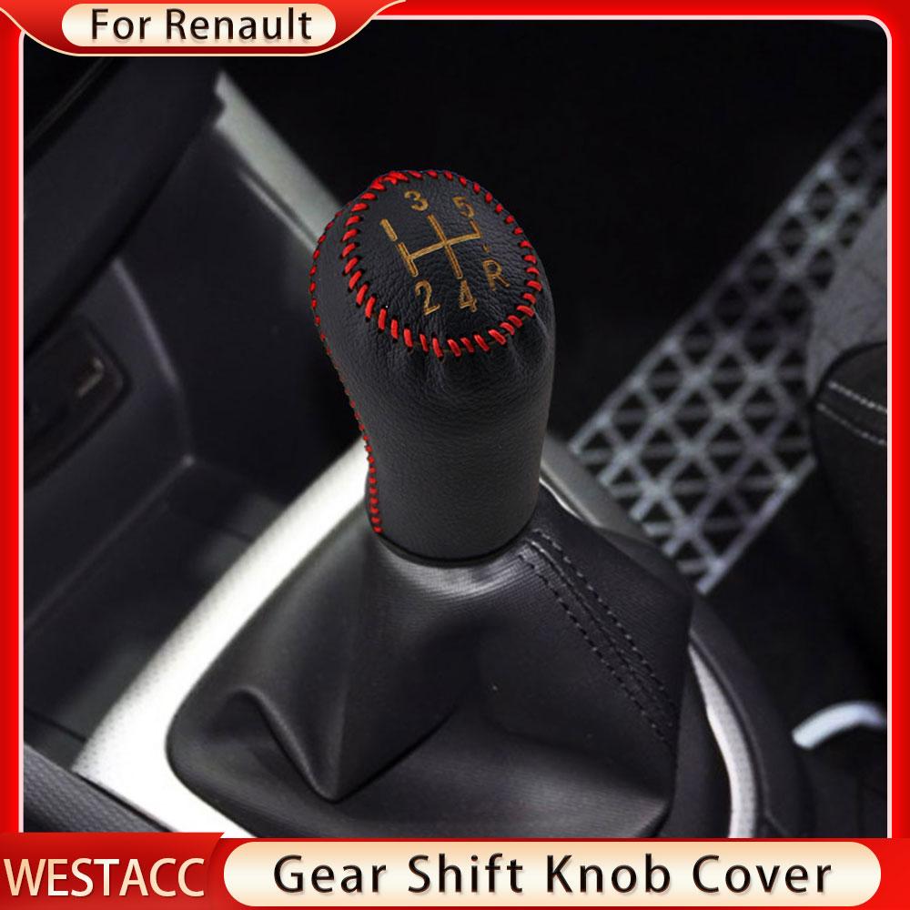 Автомобильные ошейники с головкой переключения передач, чехол для Renault Clio MK3 III Megane MK2 Scenic MK2 Kangoo MT, гандбольный чехол