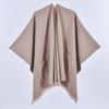130*150cm Shawl Wraps for Women with Pockets, Elegant Cashmere Feeling Wraps, Open Front Pashmina with Tassel Scarf Blanket for Spring Fall Winter