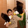 Simulation Bald Eagle Doll Plush Toy Eagle Doll Home Living Room Ornament Children's Soothing Doll