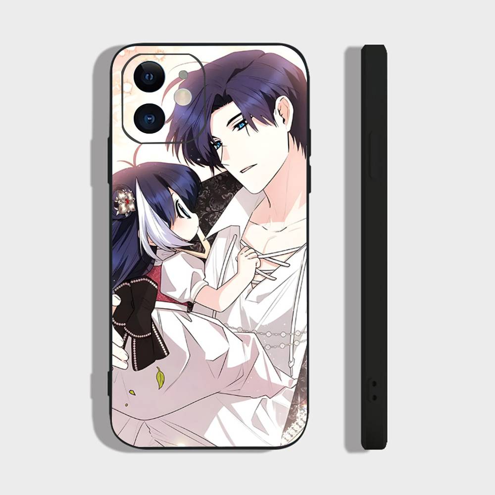 Черный Killer W-Whale Baby Корейский комикс Чехол для телефона Для IPhone 17 Air 16 15 14 13 Pro Max 11 12 Черный силиконовый чехол